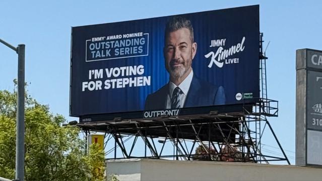 Jimmy Kimmel Throws Emmy Support Behind Stephen Colbert