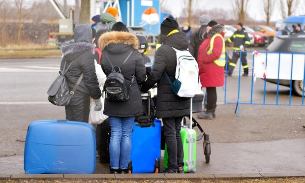 Im März 2022 blickten in der rumänischen Grenzstadt Siret in Rumänien Geflüchtete aus der Ukraine in eine ungewisse Zukunft.