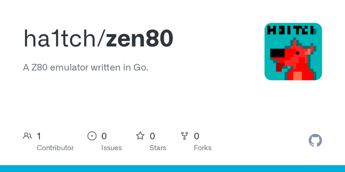 A Z80 emulator written in Go. Contribute to ha1tch/zen80 development by creating an account on GitHub.