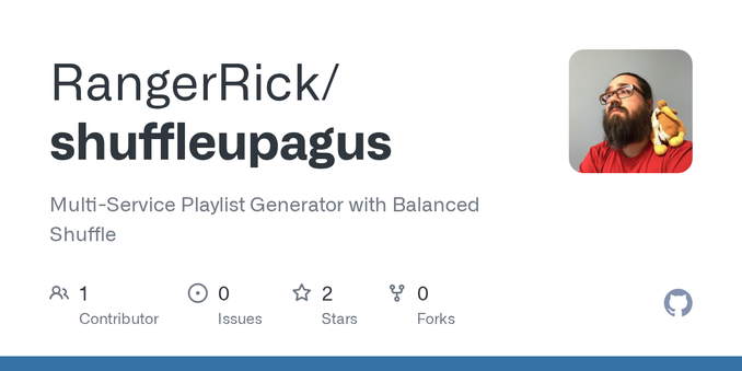 Multi-Service Playlist Generator with Balanced Shuffle - RangerRick/shuffleupagus