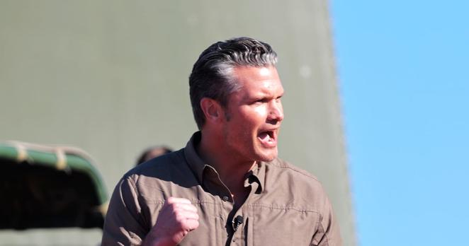 Pete Hegseth arrives at an event in Oceanside, California, marking the US marines' 250th anniversary. Photograph: Mario Tama/Getty Images Pete Hegseth arrives at an event in Oceanside, California, marking the US marines' 250th anniversary. Photograph: Mario Tama/Getty Images
