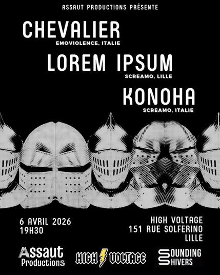 Chevalier - locandina concerto