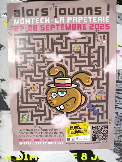 Affiche d'alors jouons 2025