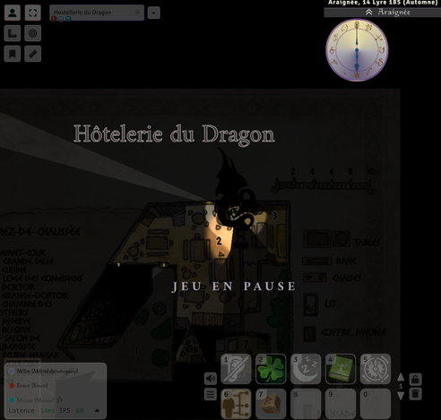 Caputre d'écran de notre partie en cours