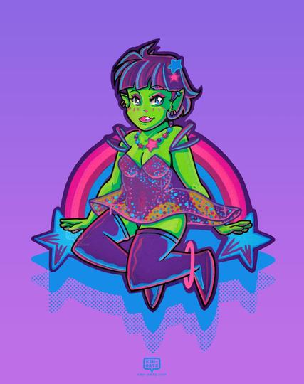 Artwork from Mastodon