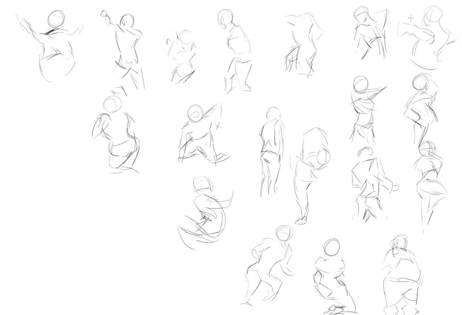CLASS101+ | [You can draw a human body smoothly without drawing] Magical  gesture drawing