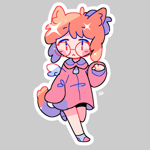 Ray M Chibi Personal Sticker Keychain Design That I Ll Mastodon Art Ray M Chibi Personal Sticker Keychain Design That I Ll Mastodon Art