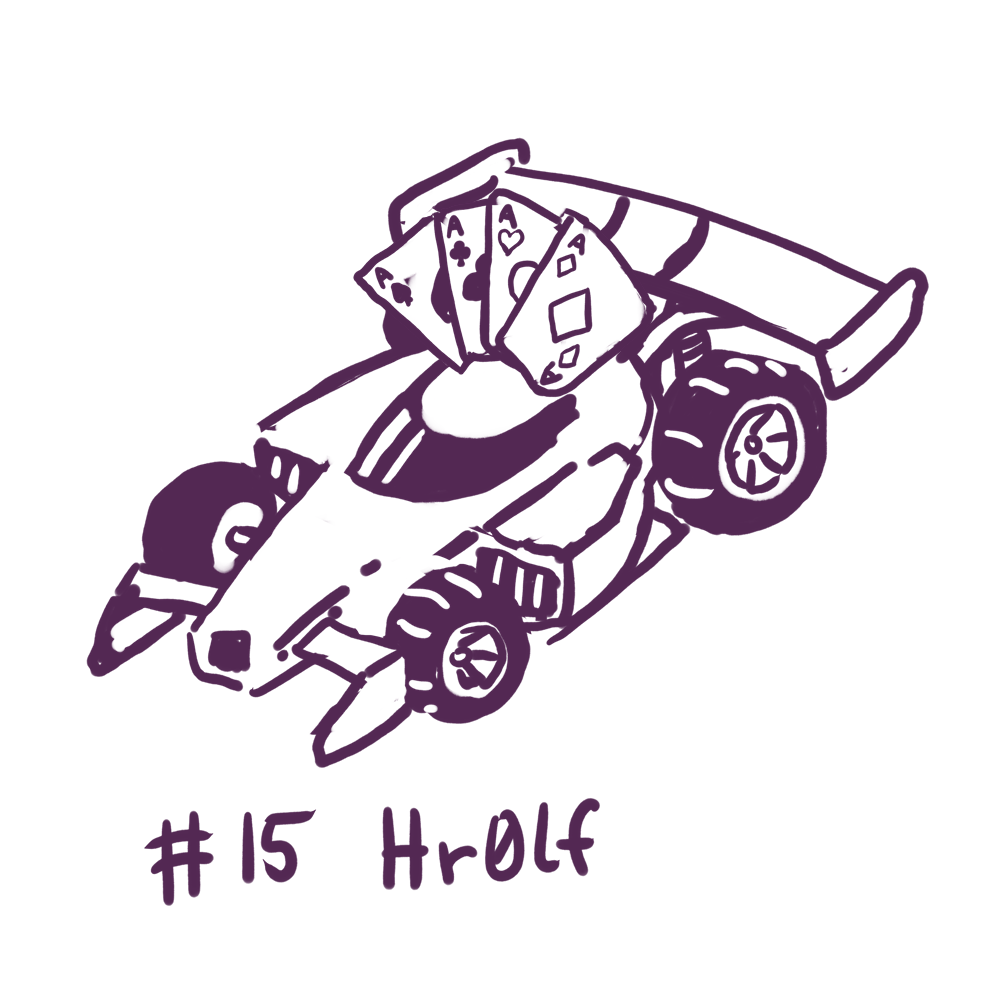 a doodle of the Animus GP battle car from rocket league