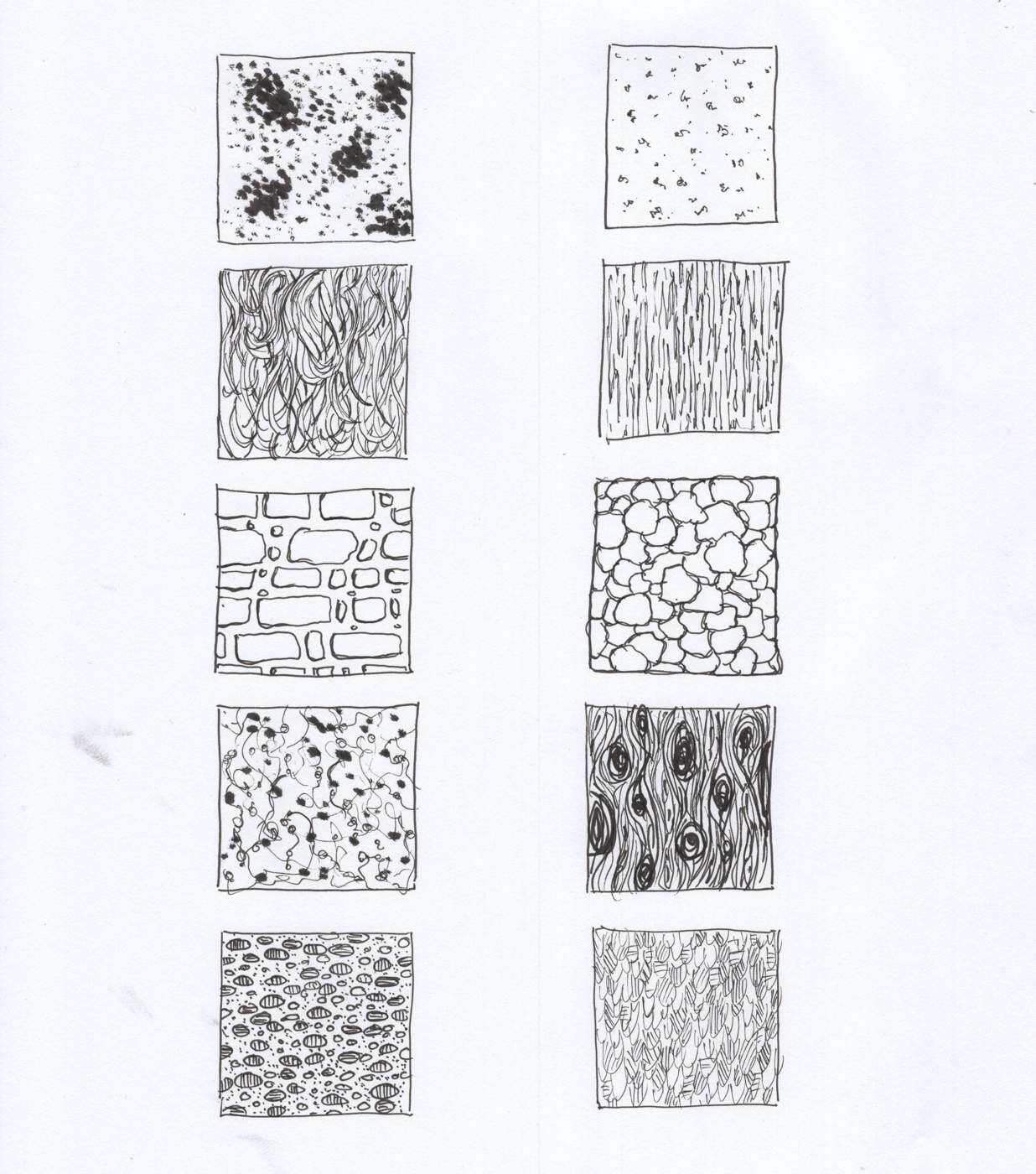 Drawing Texture Examples