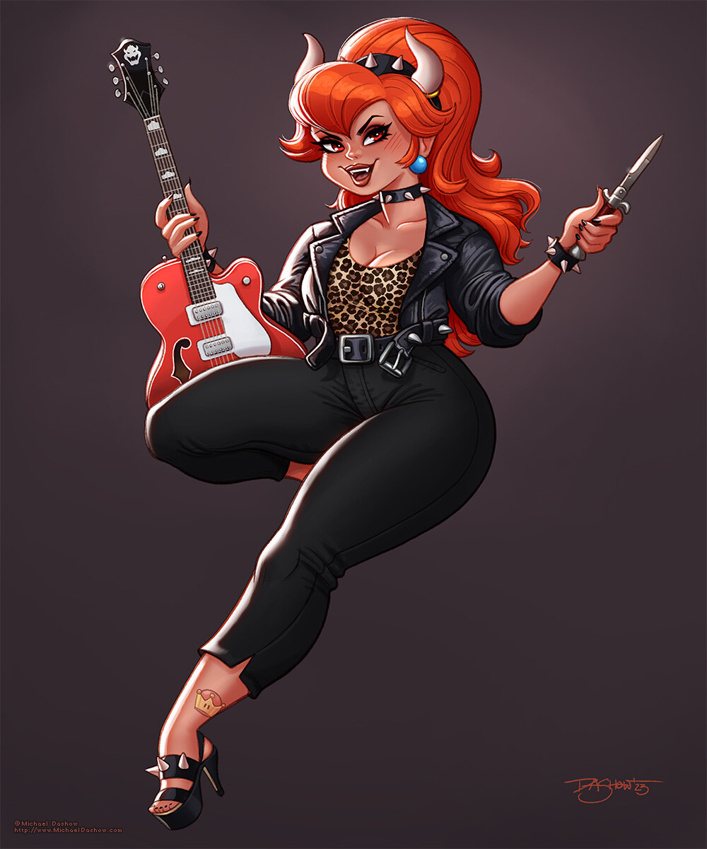 Michael Dashow: Bowsette, only make her Rockab… 