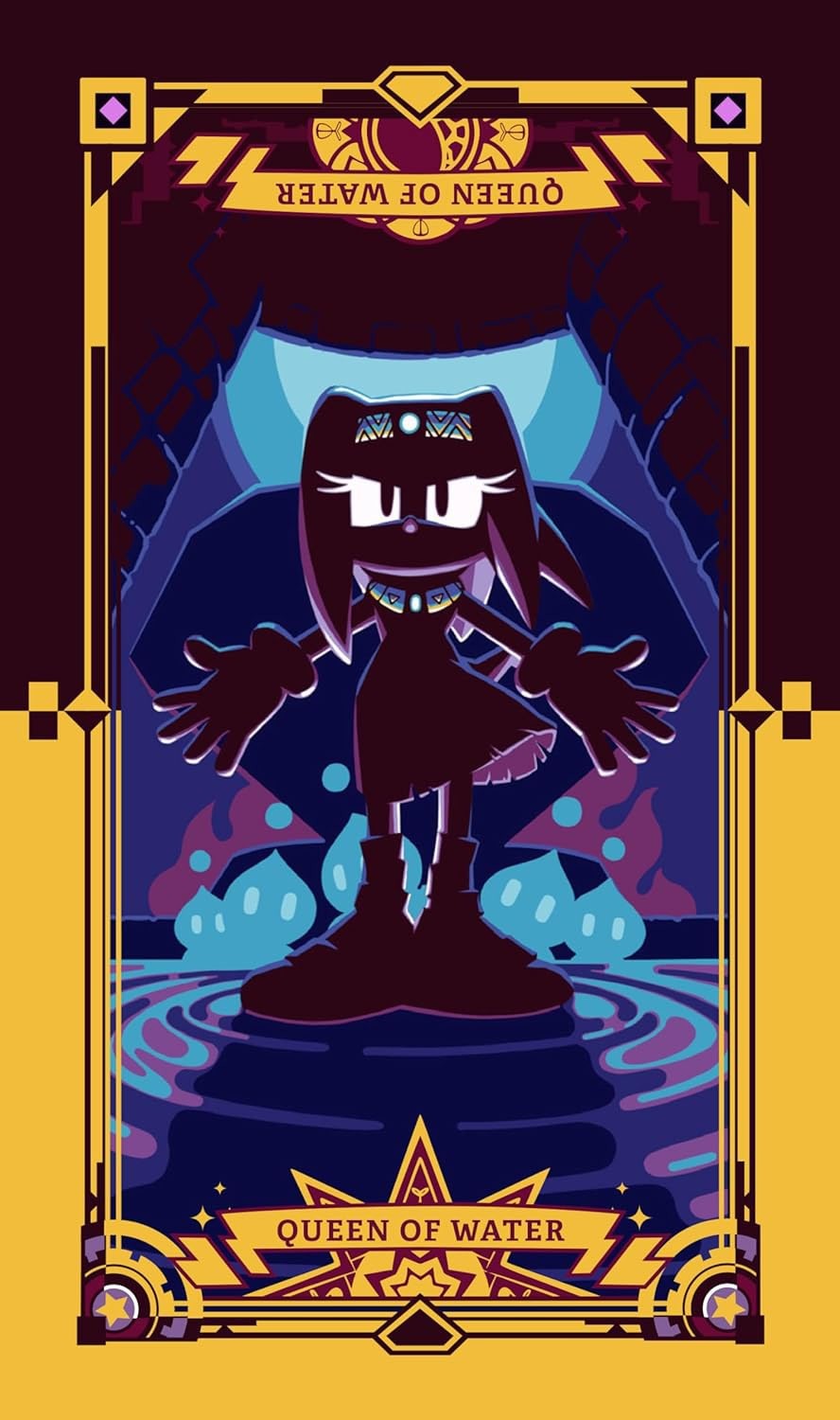 Queen of Water - Tikal - Amy Rose Fortune Card Deck Queen of Water - Tikal - Amy Rose Fortune Card Deck