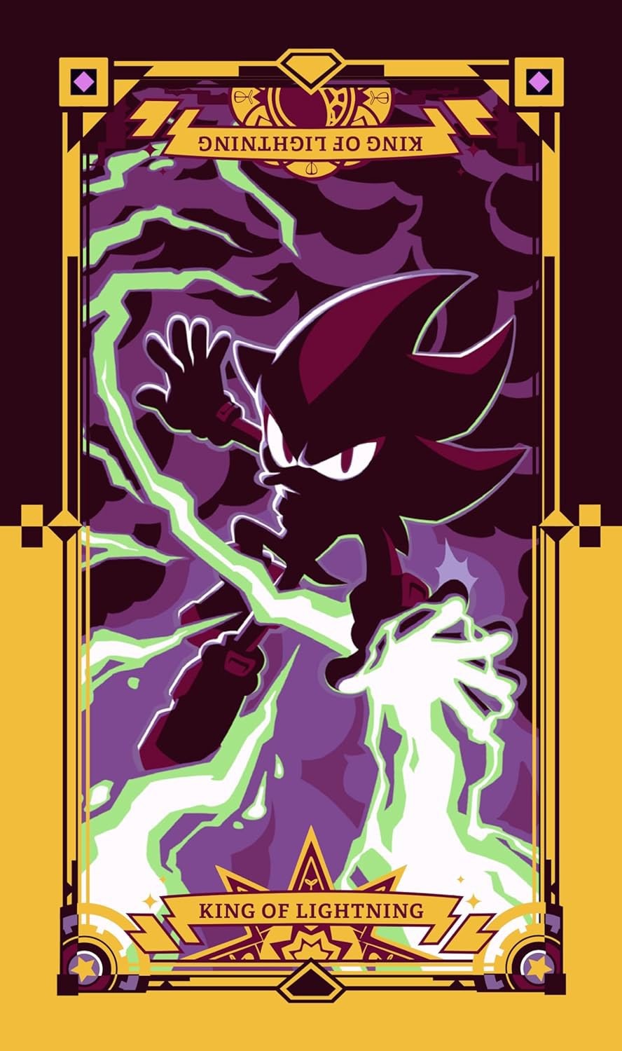 King of Lightning - Shadow the Hedgehog - Amy Rose Fortune Card Deck King of Lightning - Shadow the Hedgehog - Amy Rose Fortune Card Deck