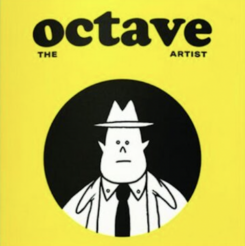The cover of Octave, Adam’s first and only finished graphic novel.