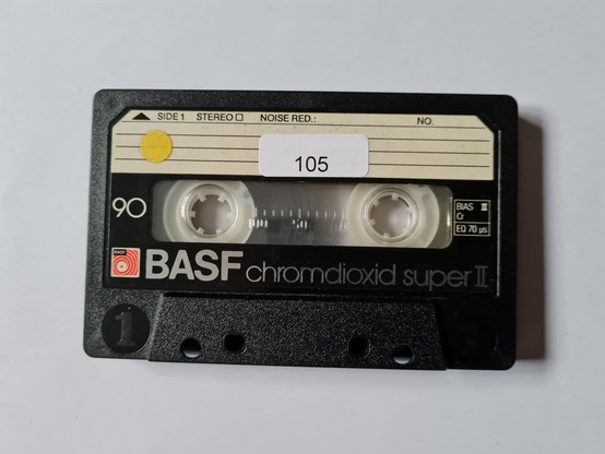 cassette tape BASF chromdioxid super II 90 SM Cr II