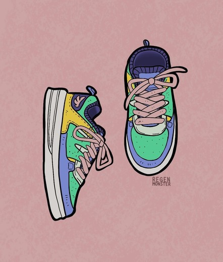 Illustration: sneakers