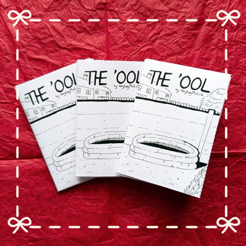 Three copies of The 'Ool micro zine.