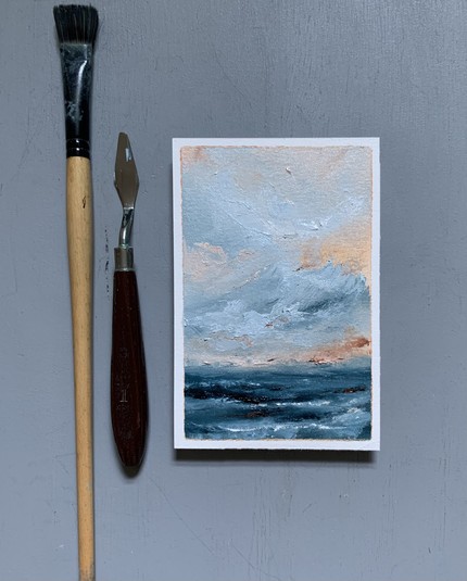 Original seascape oil painting by Tisha Mark, 