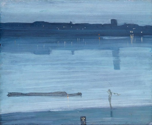 Nocturne: Blue and Silver - Chelsea (1871)