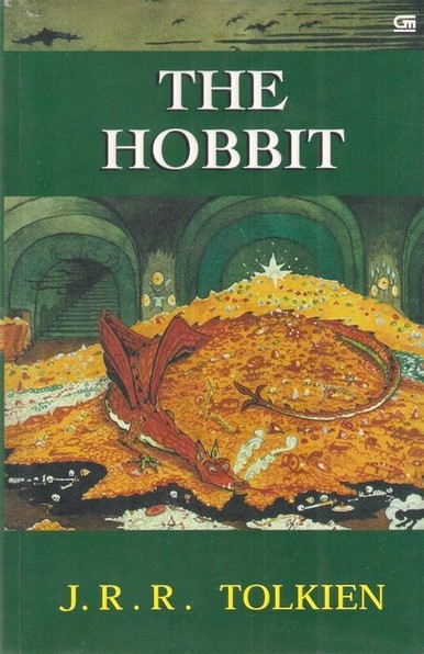 Cover of 'The Hobbit' by J R R Tolkien