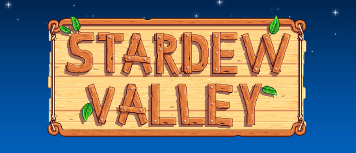 Stardew Valley title screen