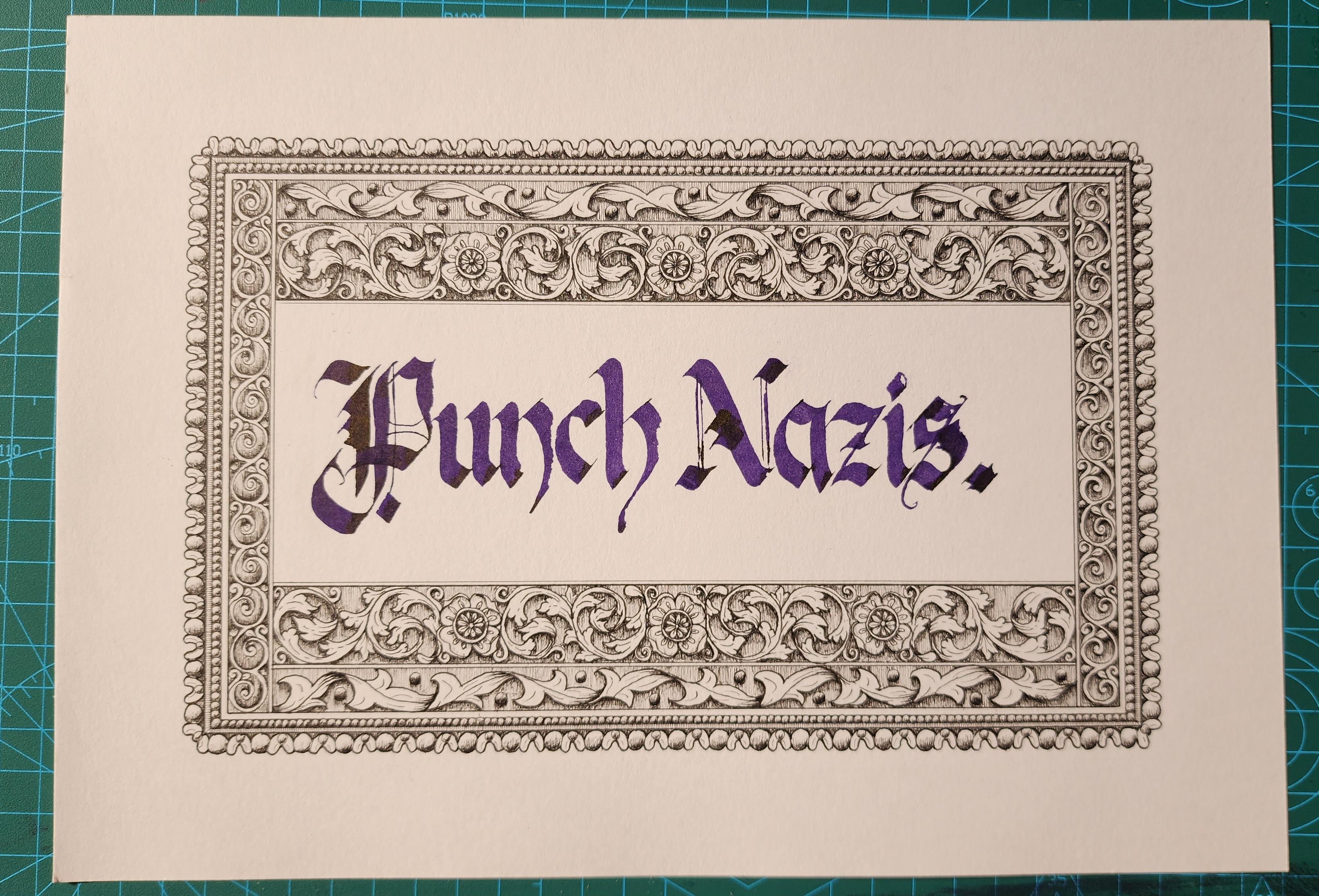 As previous but on a green background and in different light