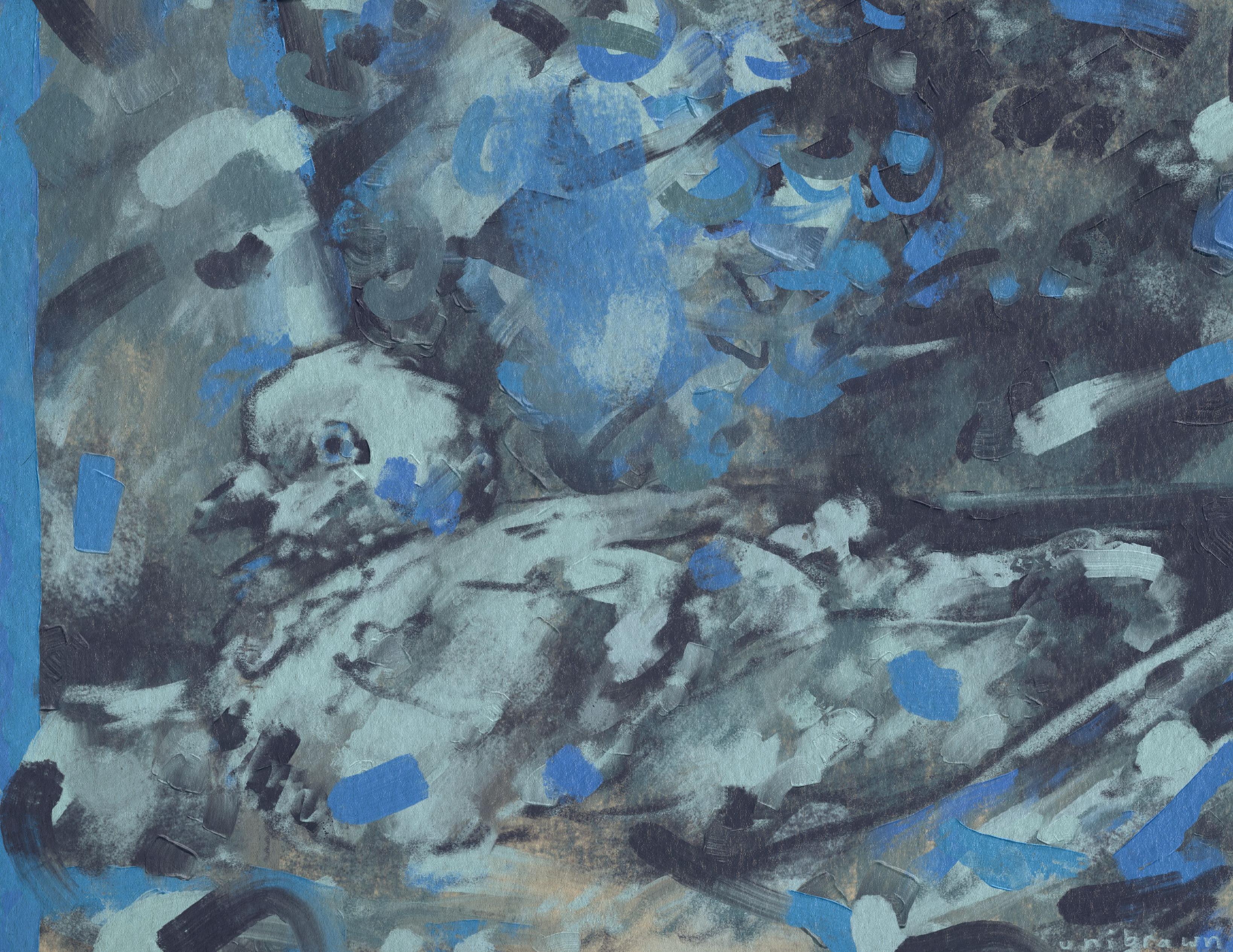 Painting of a pigeon