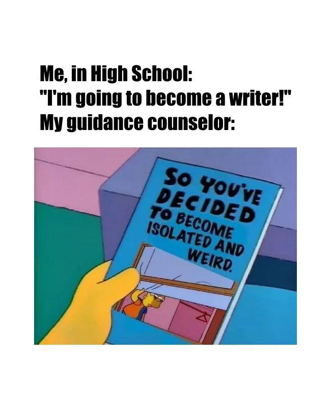 If I had known then what I know now I could have saved so much time and gotten isolated and weird so much sooner 😜😂