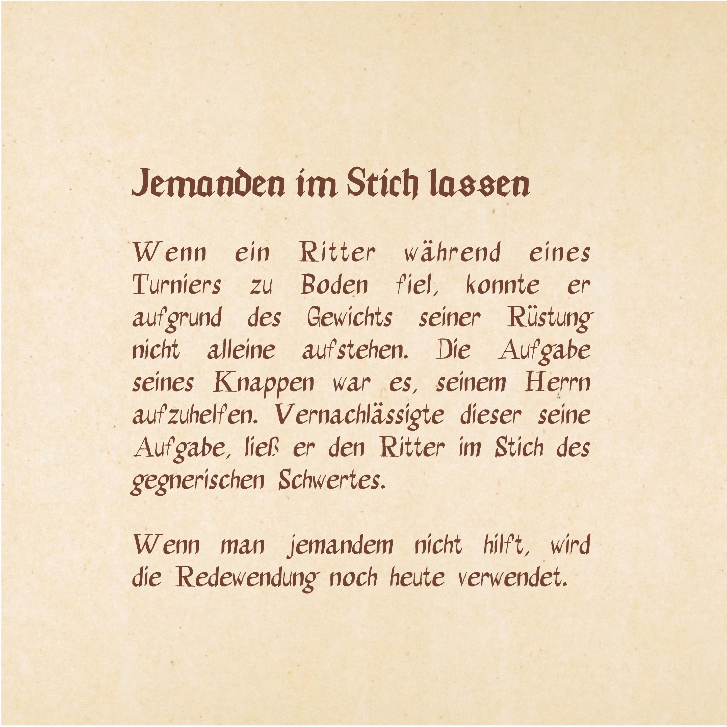 „Nicht von schlechten Rittern“ gibt’s hier: https://ko-fi.com/s/0562839206