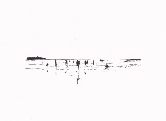 Menschen am Meer