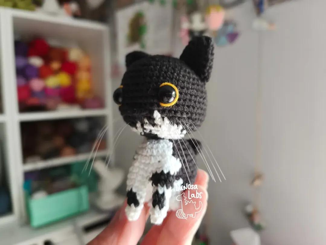 Gatito personalizado a crochet