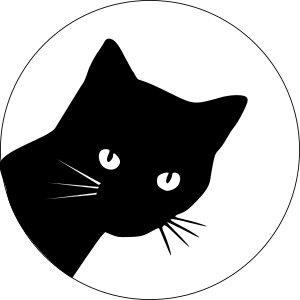 Pin/Button Design

white circle with a black Curious Cat peeking in from the left side

Designed using Inkscape