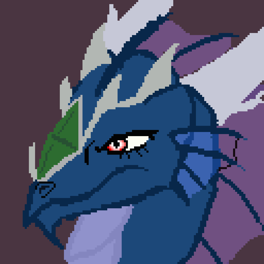 Pixel art of Adrith the dragon
