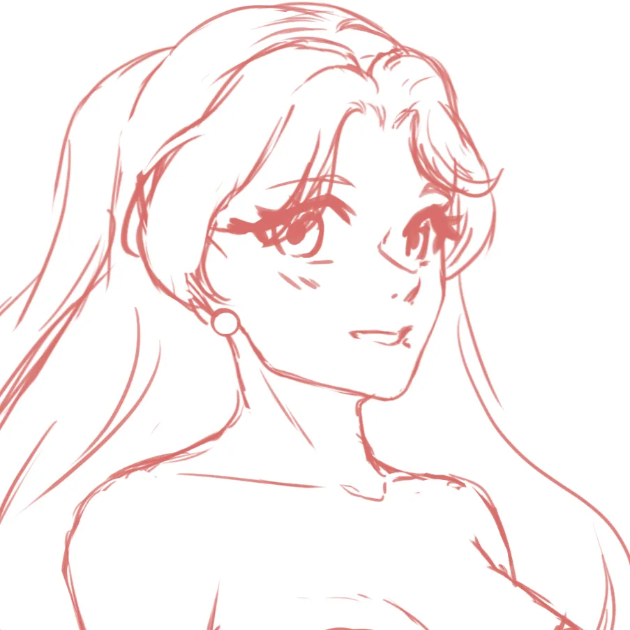 Sketch of a girl
