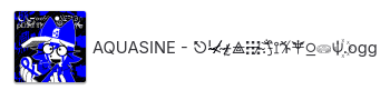 Music file with a bizarre file name containing Unicode garbage