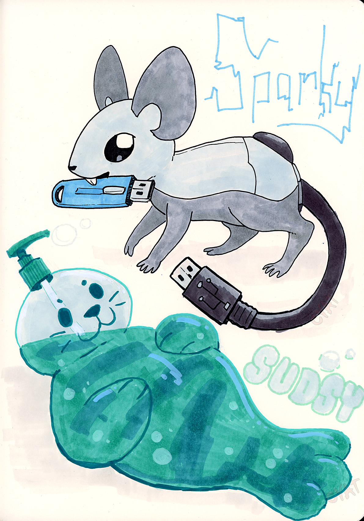 Posted media