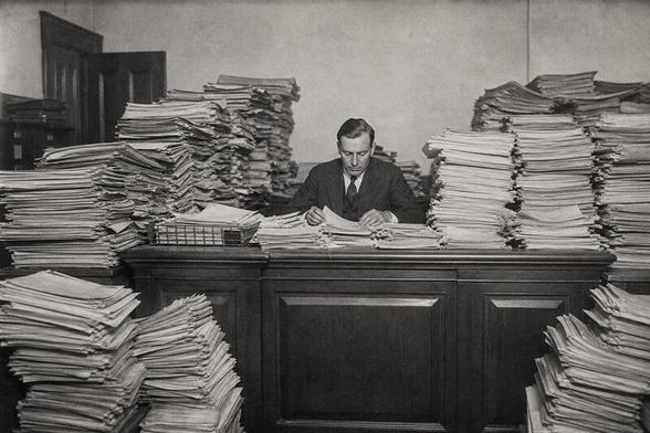 A government attorney overwhelmed by prohibition-related cases.