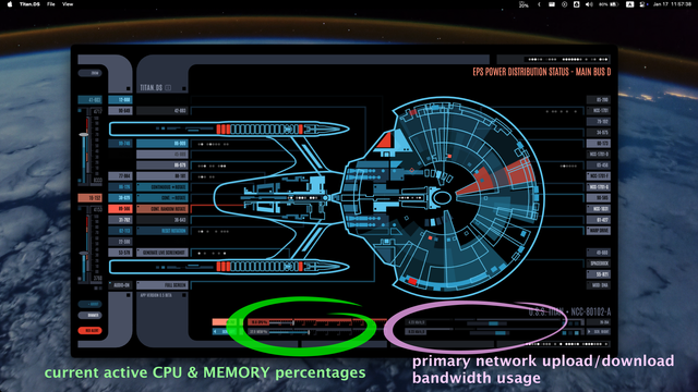 current system info integrated with gauges