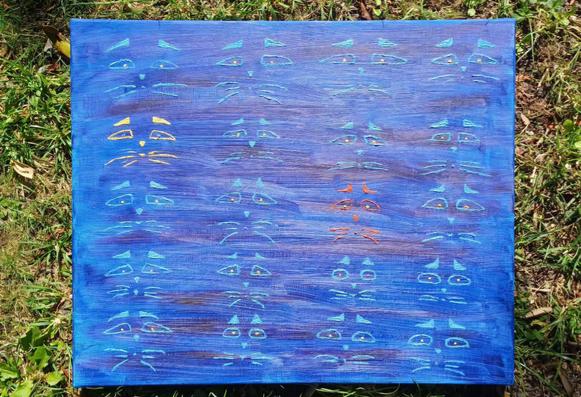L'île aux chats
Peinture à l'huile - 46x38
Avant 2020
