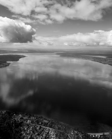 Puget Sound looking southwest near Tacoma. April 21, 2025, 12:27pm.

Phone capture, Halide Raw. Post in LR Mobile.