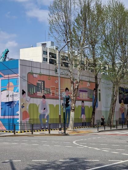 Artwork by unknown artist in Seoul, South Korea