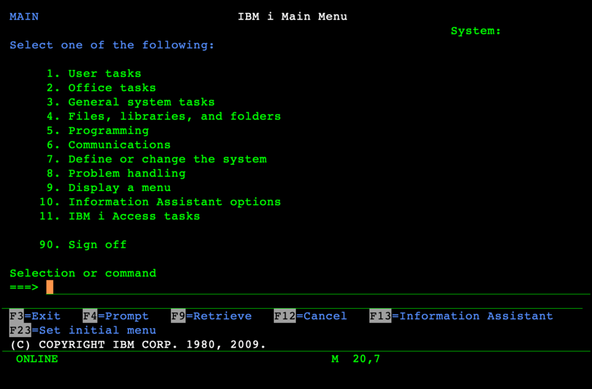 ibm i operating system