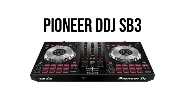The Pioneer DDJ-SB3 on a white background.