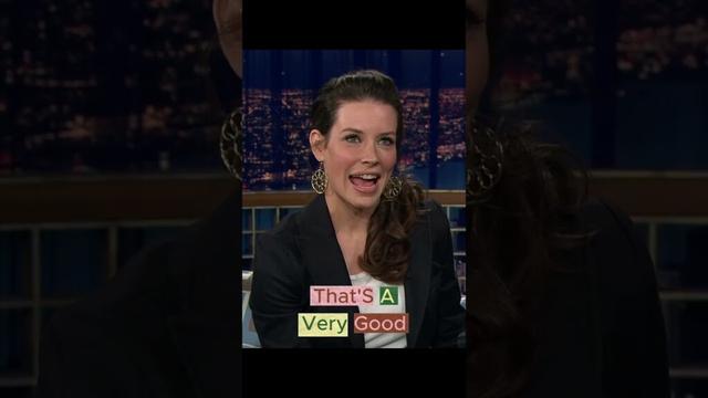 Evangeline Lilly’s Geeky Crush Reveal 🤯 | Conan’s Funniest Interview Twist!#tvshow #comedy #lucyliu