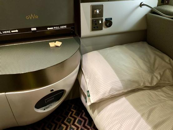 Bett im Night Riviera Sleeper