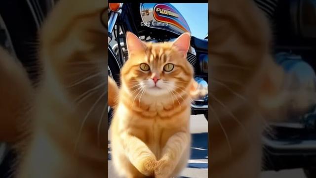 brown cat loves to dance salsa #cat #shortvideo #funny #catvideos
