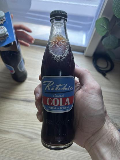Zdjęcie butelki Ritchie cola z belgii