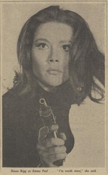 Diana Rigg as Emma Peel