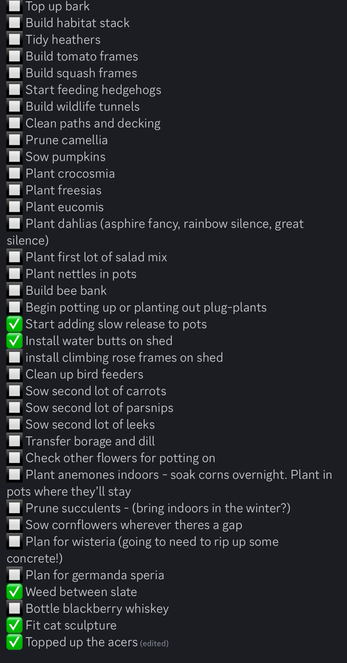 Screenshot of a list of around 20 jobs