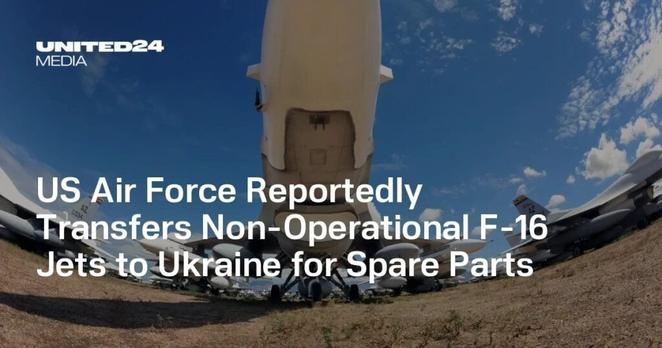Secondo quanto riferito, l'Aeronautica americana trasferisce i jet F-16 non operativi in ​​Ucraina per pezzi di ricambio