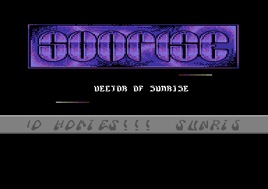 Screenshot of "Cue Boy" - Crack: Sunrise - Published by Code Masters on Commodore 64 (1993)